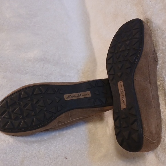 Eddie Bauer suade leather flats women's size 8 gray color - Picture 5 of 5